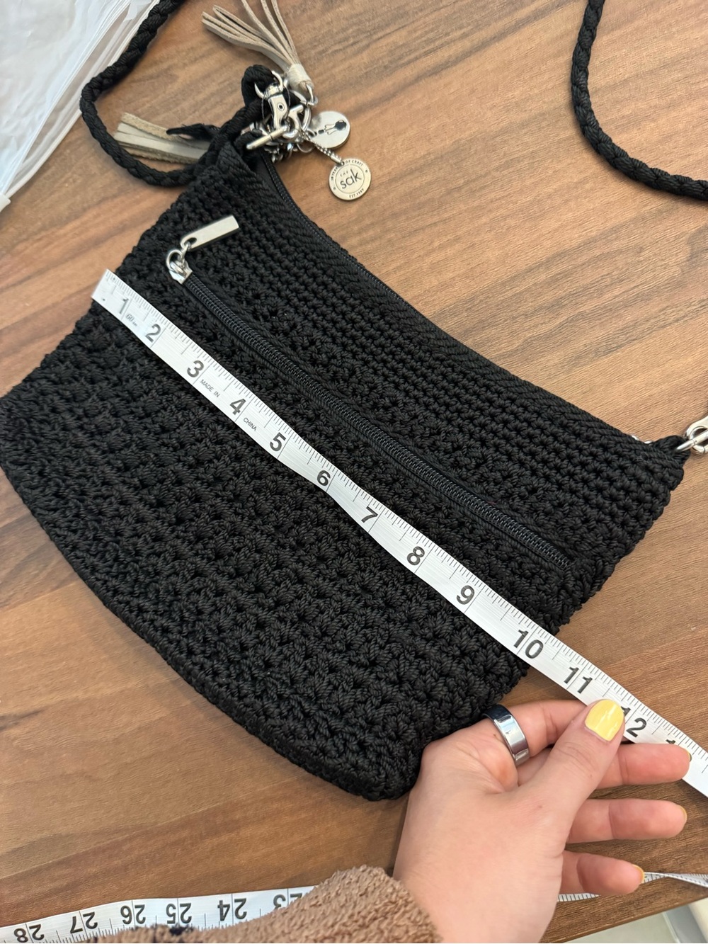 Vintage Y2K The Sak Limited Original 30 Year Anniversary Crochet Crossbody - Picture 12 of 14